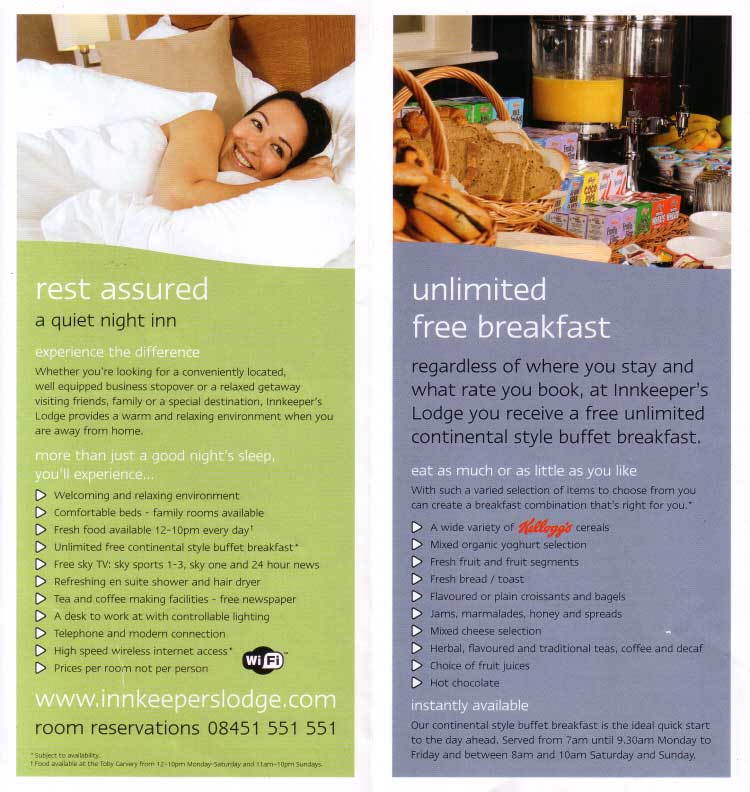 Chestertourist.com - Inn Keepers Lodge - Chester Northeast Page Two